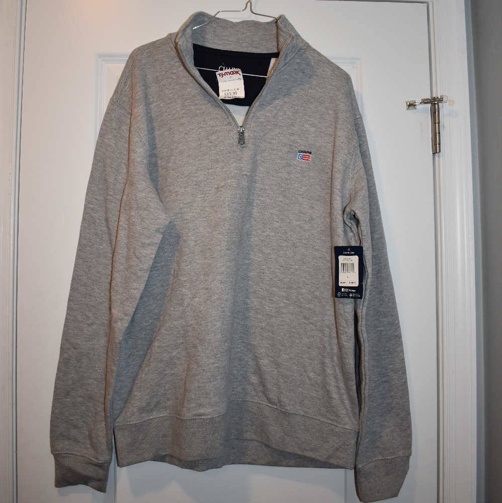 Chaps pull over 1/4 zip sweatshirt
